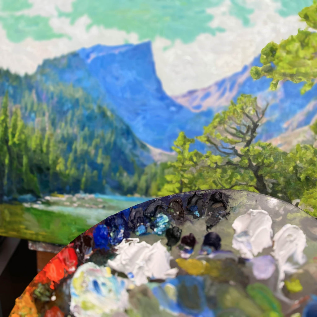Dream Lake, Rocky Mountain National Park Landscape, Paper Print, HORIZONTAL Wall Art