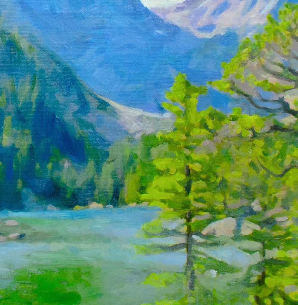 Dream Lake, Rocky Mountain National Park Landscape, Paper Print, HORIZONTAL Wall Art